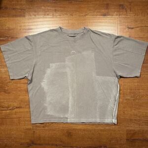 A Cold Wall Paint Block T Shirt Mens L Gray Oversized Relaxed Fit Portugal ACW